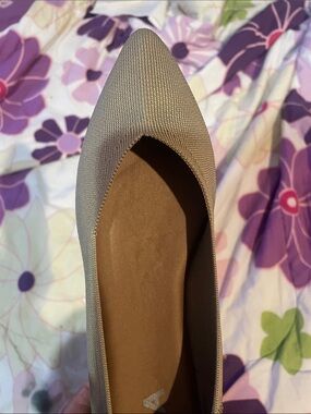 MIA Pointed Toe Flat in Taupe